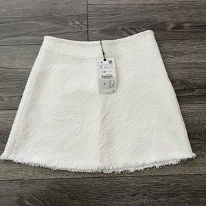 White Zara skirt size small